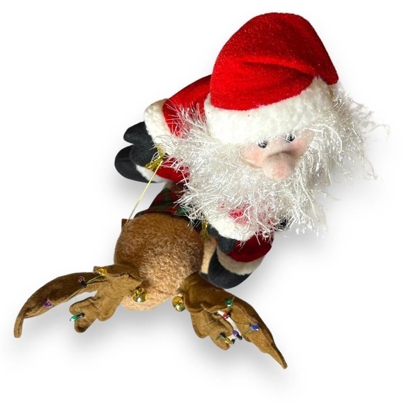 VTG Electronic Singing Dancing Jingle Bell Santa Reindeer WORKING - Picture 8 of 15